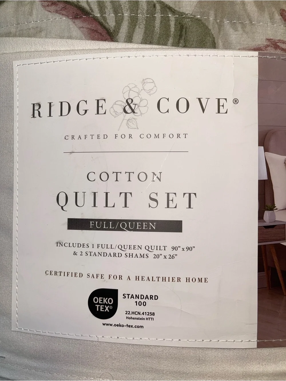 Ridge & Cove Cotton Quilt Set in Tropical Floral